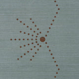 Schumacher Royère Stripe Sisal Seaglass Wallpaper