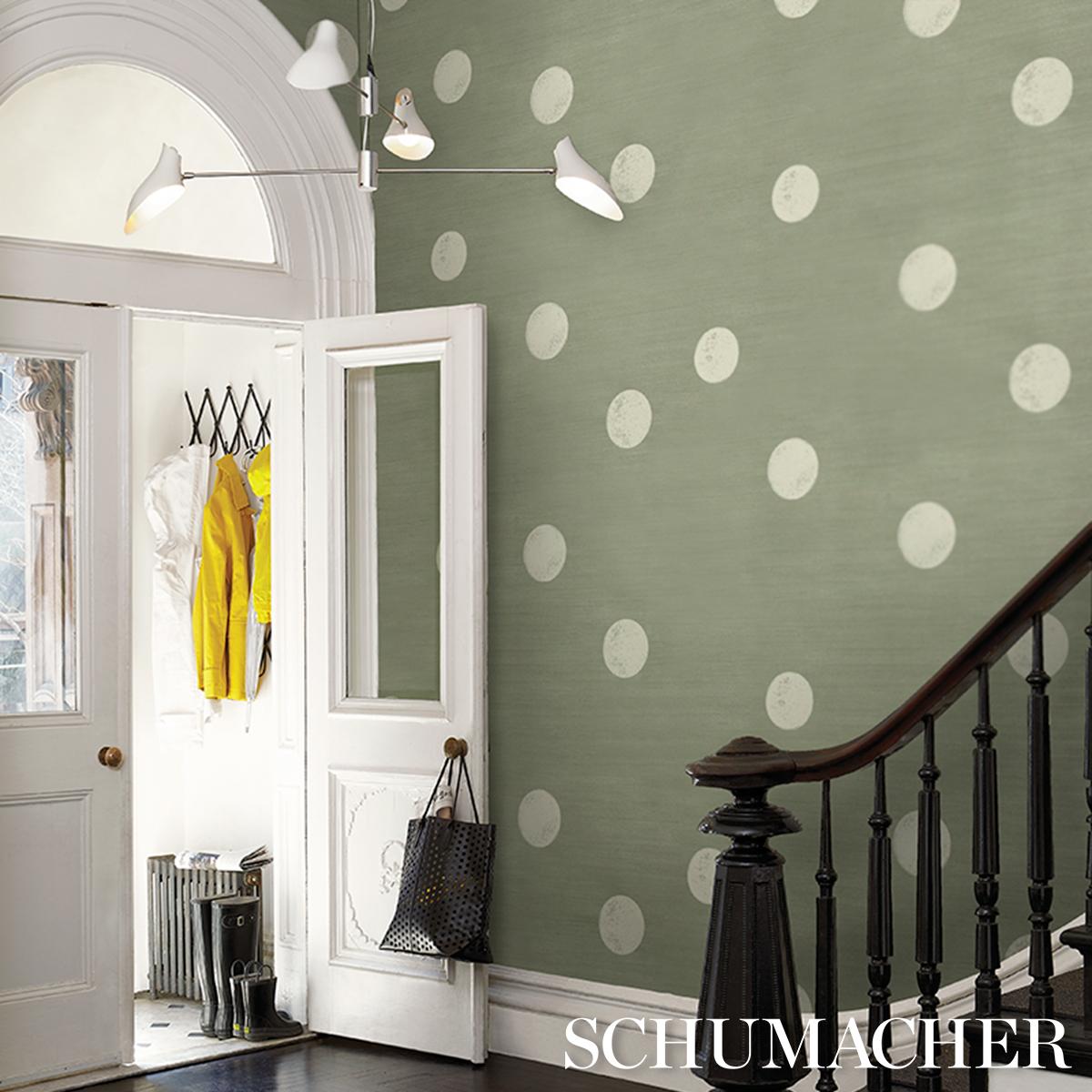 Schumacher X Backdrop Monte Carlo Sisal 2 Panel Set Seaglass Wallpaper
