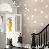 Schumacher X Backdrop Monte Carlo Sisal 2 Panel Set Silver Wallpaper