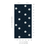 Schumacher X Backdrop Monte Carlo Sisal 2 Panel Set Indigo Wallpaper