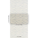 Schumacher Abstract Ikat Sisal Cadet Wallpaper