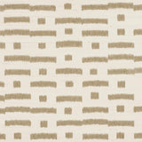 Schumacher Abstract Ikat Sisal Taupe Wallpaper
