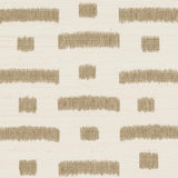 Schumacher Abstract Ikat Sisal Taupe Wallpaper