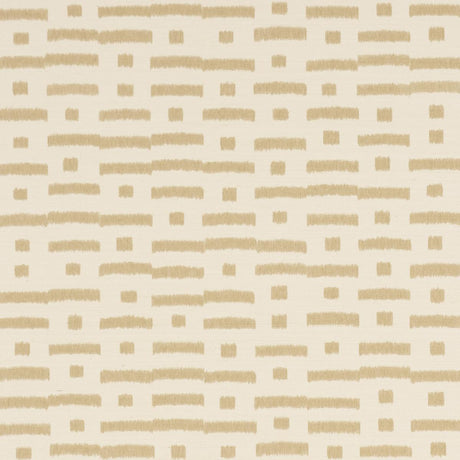 Schumacher Abstract Ikat Sisal Beige Wallpaper