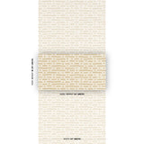 Schumacher Abstract Ikat Sisal Beige Wallpaper