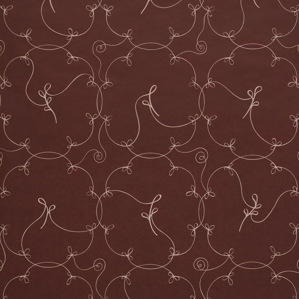 Schumacher X Backdrop Broderie Bordeaux Wallpaper