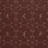 Schumacher X Backdrop Broderie Bordeaux Wallpaper