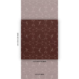 Schumacher X Backdrop Broderie Bordeaux Wallpaper