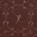 Schumacher X Backdrop Broderie Bordeaux Wallpaper