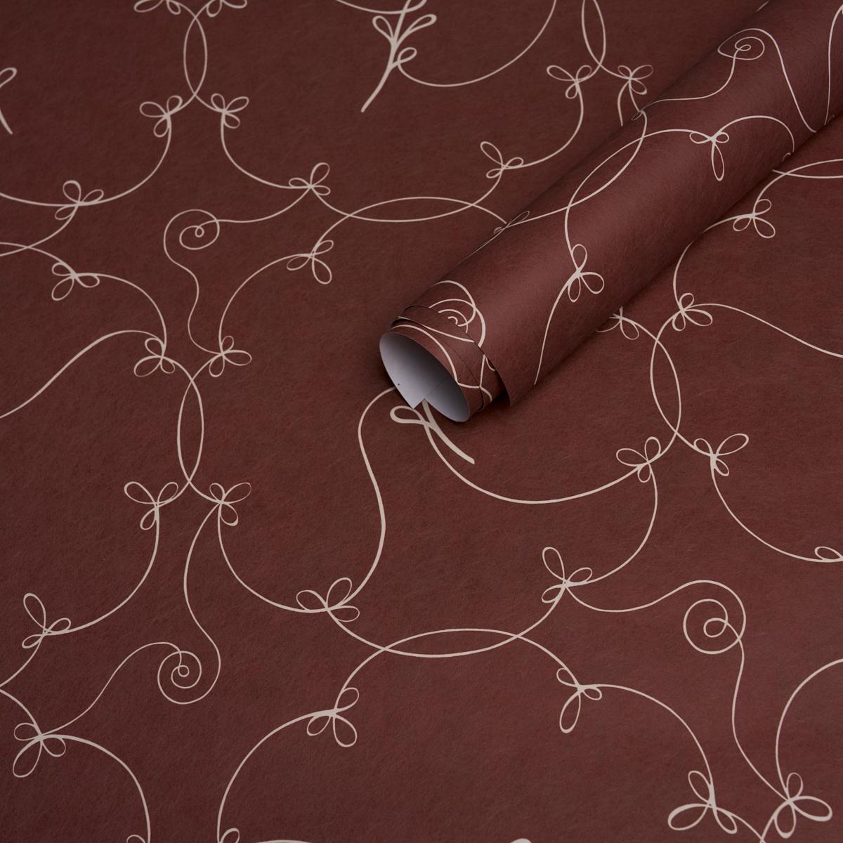 Schumacher X Backdrop Broderie Bordeaux Wallpaper