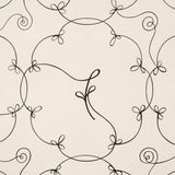 Schumacher X Backdrop Broderie Black & Ivory Wallpaper