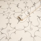 Schumacher X Backdrop Broderie Black & Ivory Wallpaper