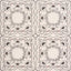 Schumacher X Backdrop Garden Of Hearts Black & Ivory Wallpaper