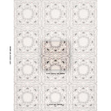 Schumacher X Backdrop Garden Of Hearts Black & Ivory Wallpaper