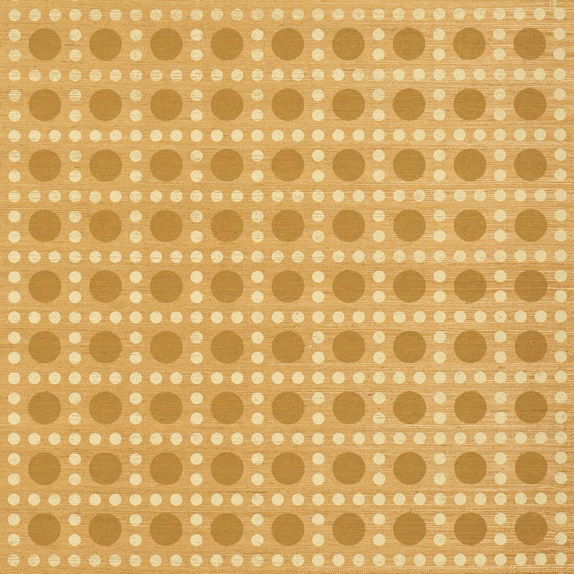 Schumacher X Backdrop Puntini Sisal Tanlines Wallpaper
