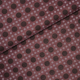Schumacher X Backdrop Puntini Sisal Plum Wallpaper