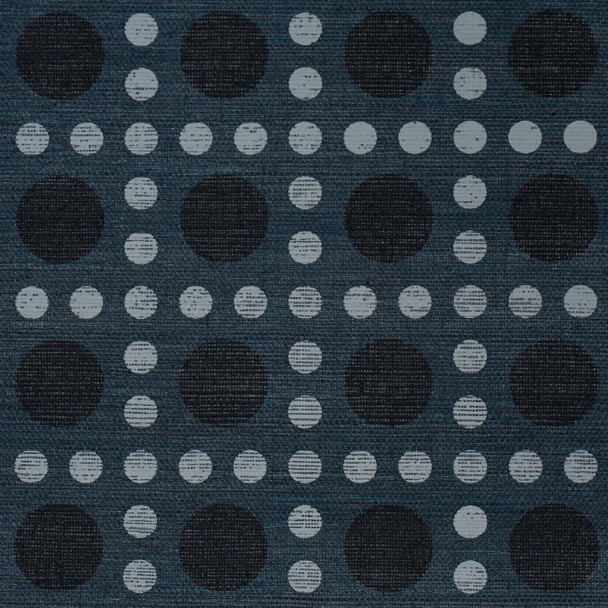 Schumacher X Backdrop Puntini Sisal Indigo Wallpaper