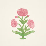 Schumacher Poppy Print Rose & Grass Wallpaper