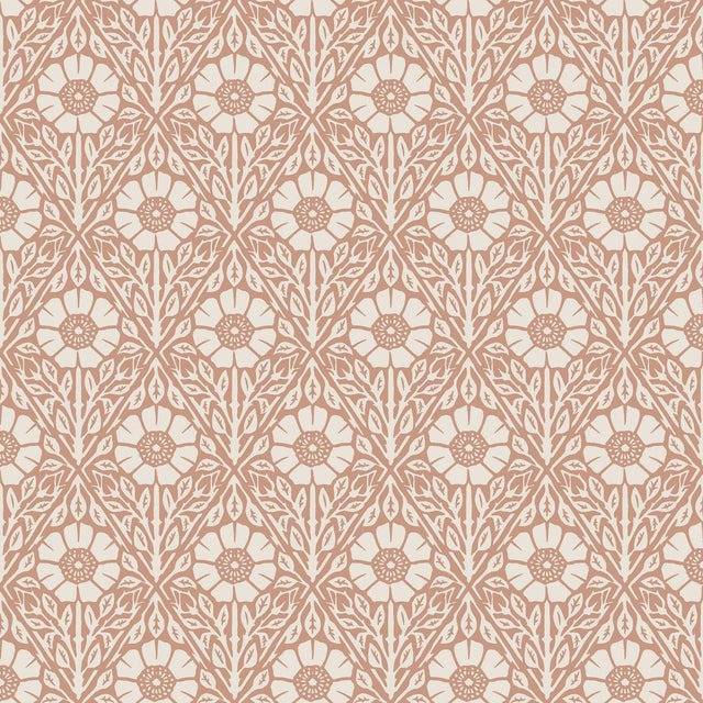 Borastapeter Nyponros Terracotta Wallpaper