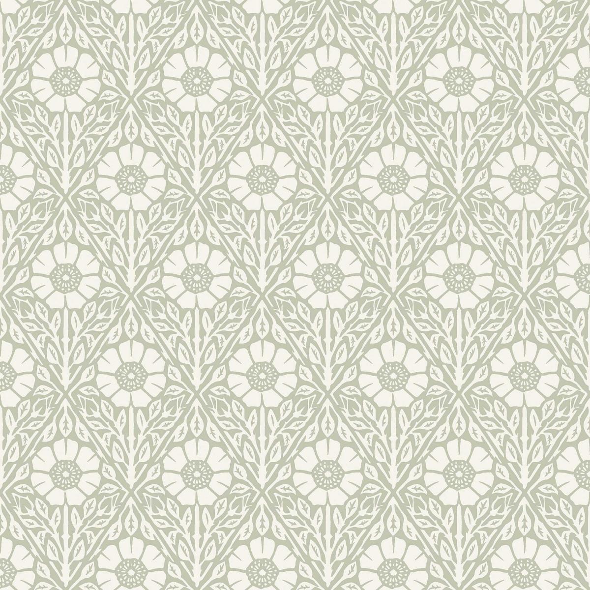 Borastapeter Nyponros Sage Wallpaper