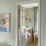 Borastapeter Hedda Blue And Mineral Wallpaper