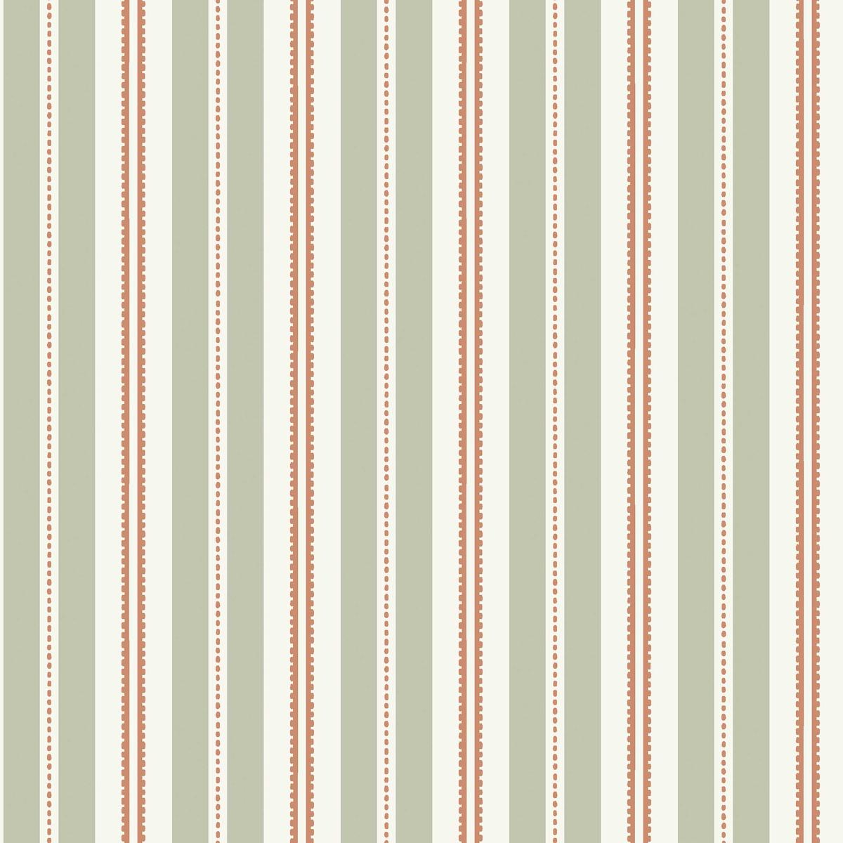 Borastapeter Hedda Sage And Rust Wallpaper