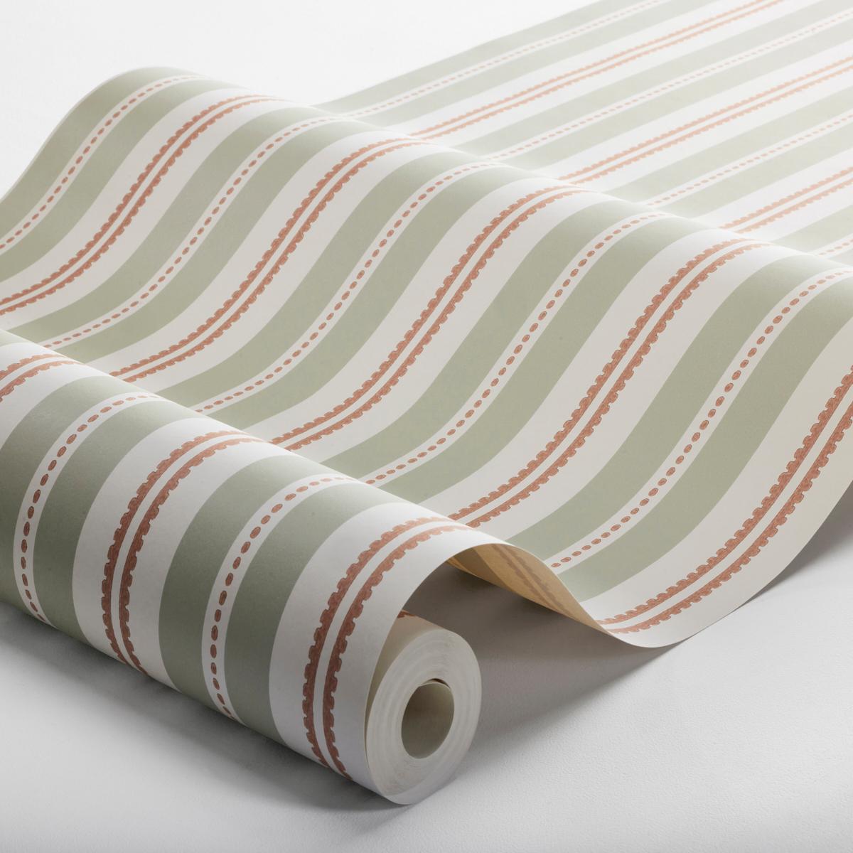 Borastapeter Hedda Sage And Rust Wallpaper