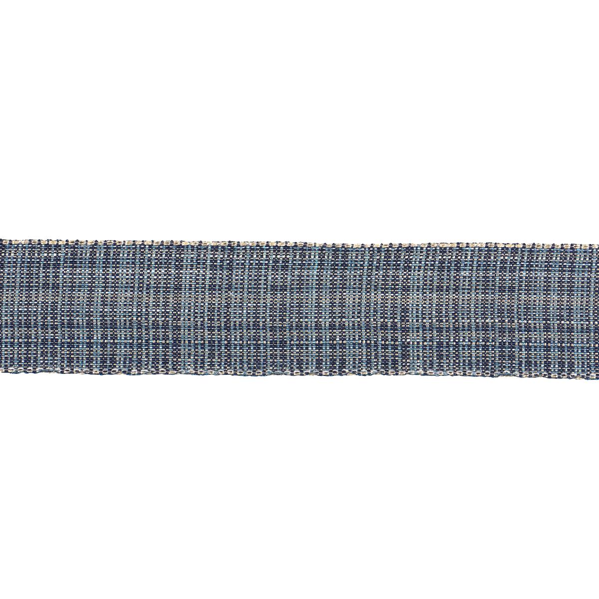 Schumacher Indigo Tweed Tape Medium