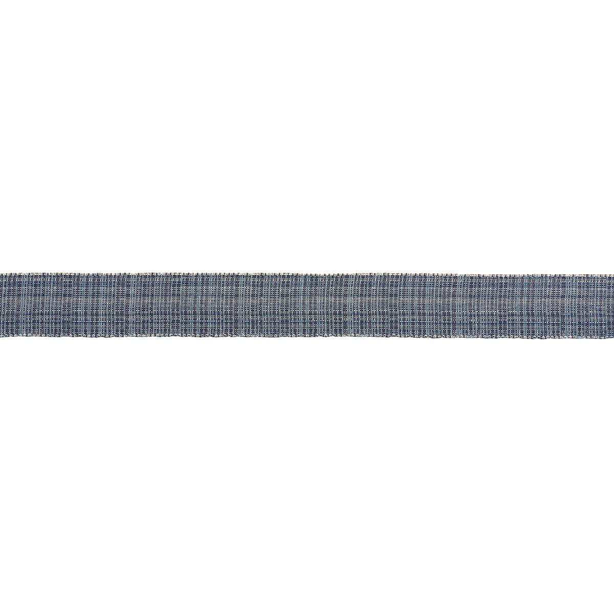 Schumacher Indigo Tweed Tape Medium
