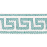 Schumacher Teal Ganton Tape Indoor/Outdoor