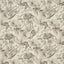 Schumacher Forest Canopy Black & Ivory Fabric