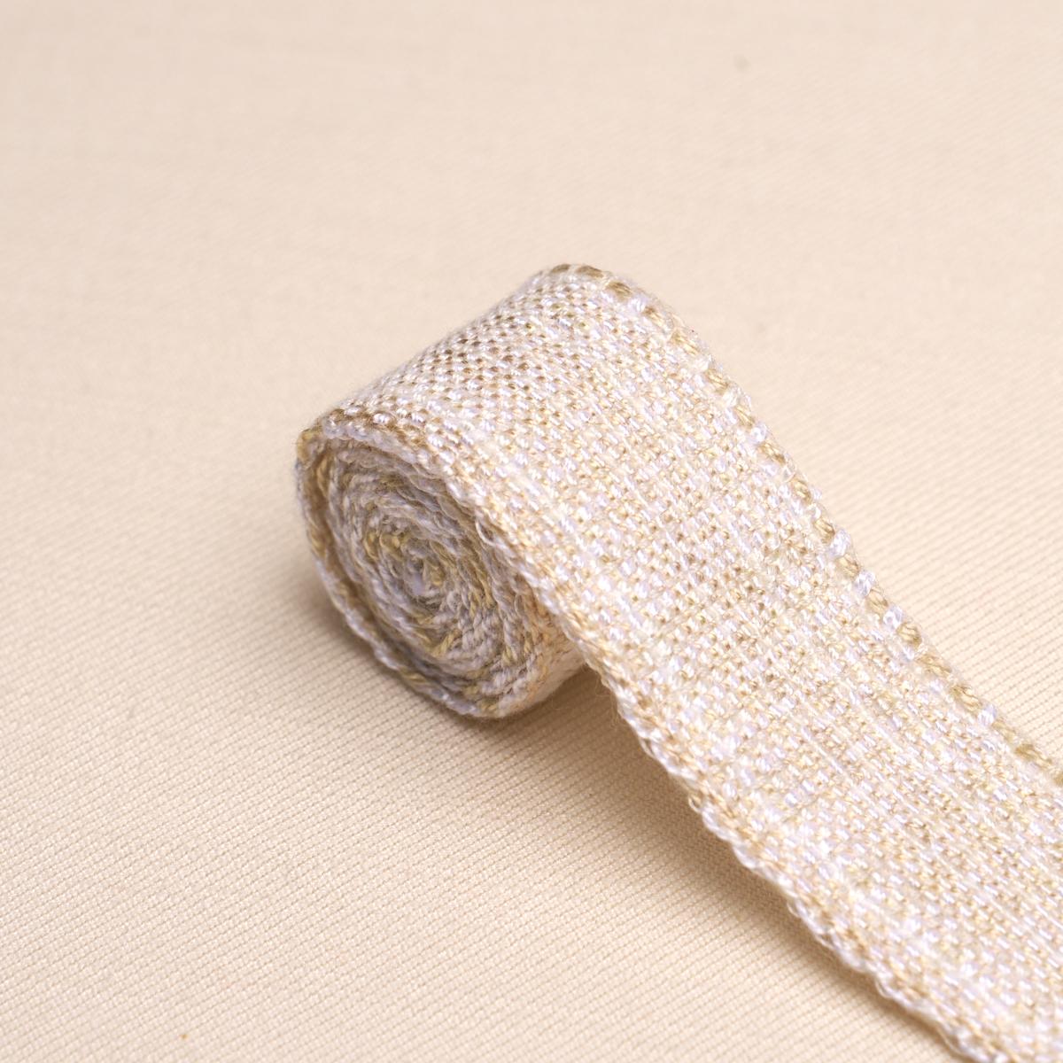 Schumacher Ivory Tweed Tape Narrow