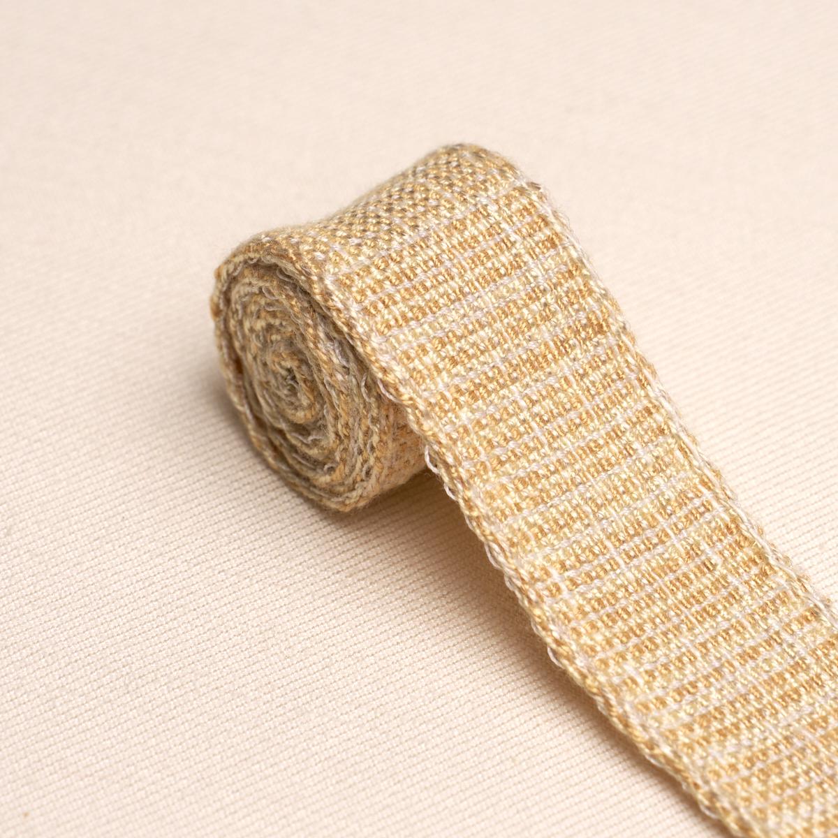 Schumacher Yellow Tweed Tape Narrow