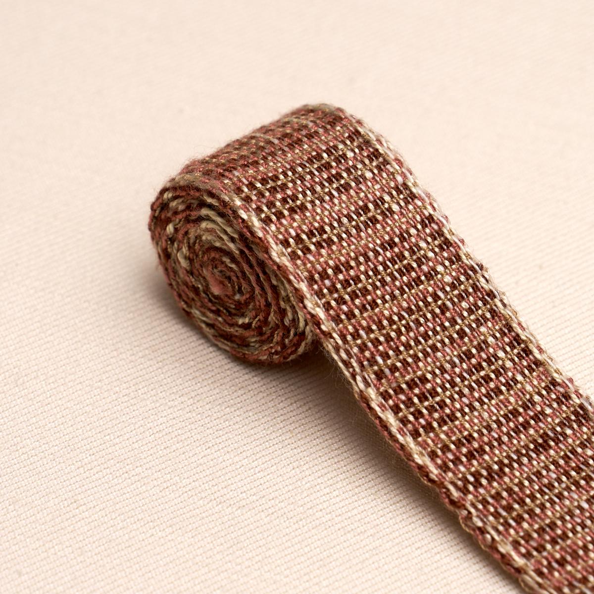 Schumacher Brown Tweed Tape Narrow