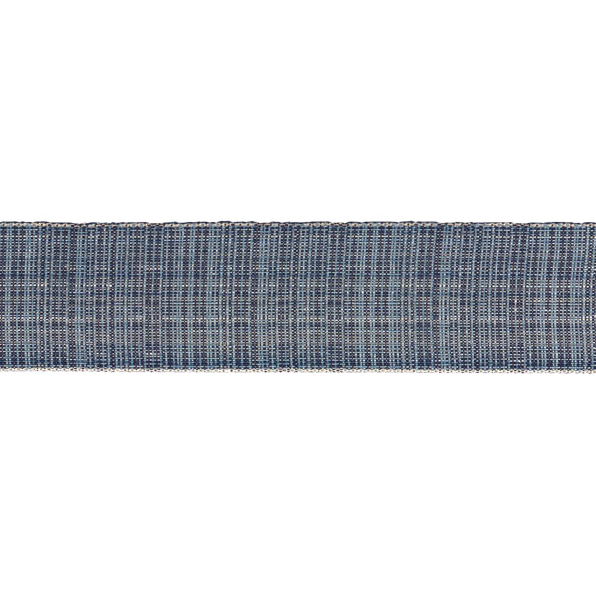 Schumacher Indigo Tweed Tape Wide