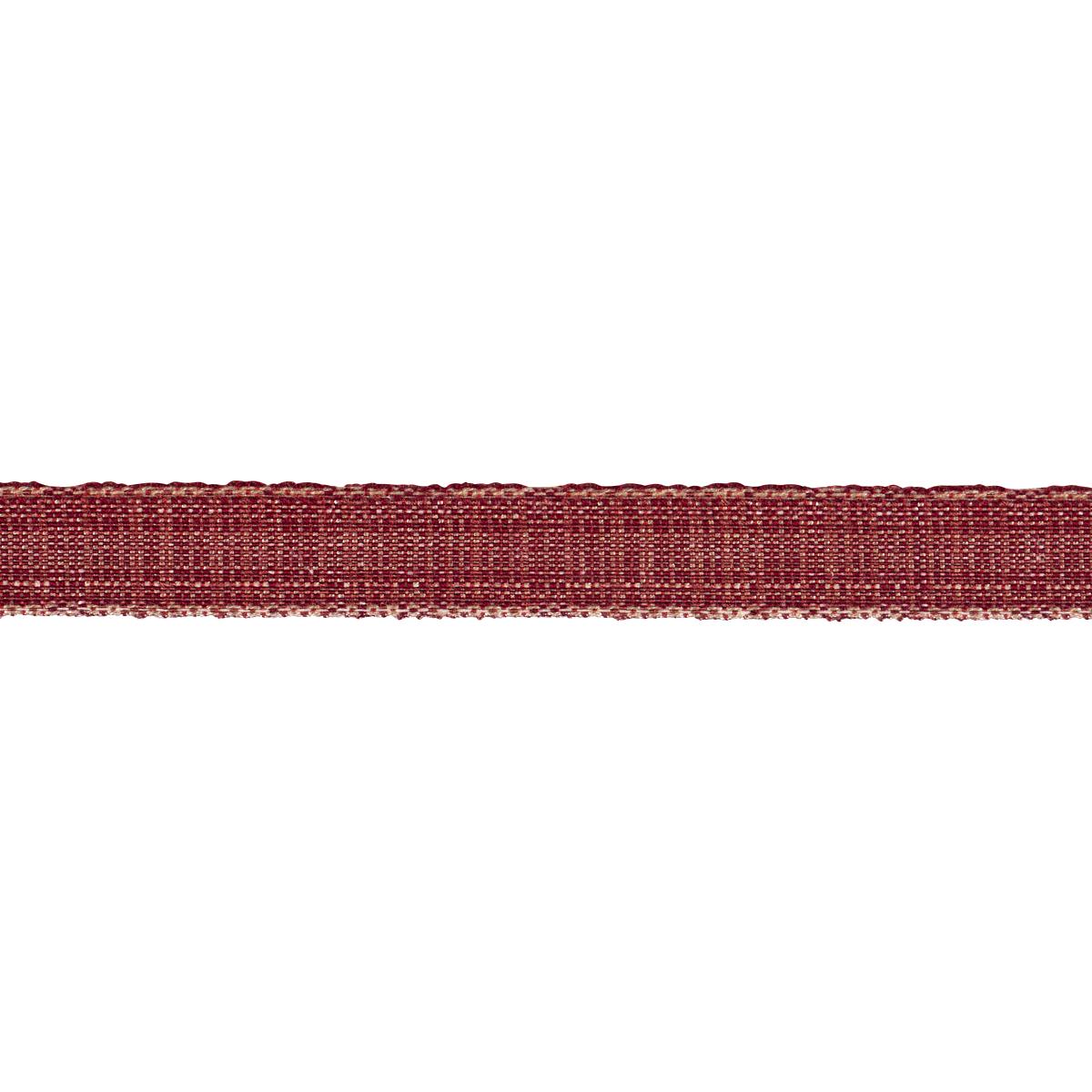 Schumacher Red Tweed Tape Narrow
