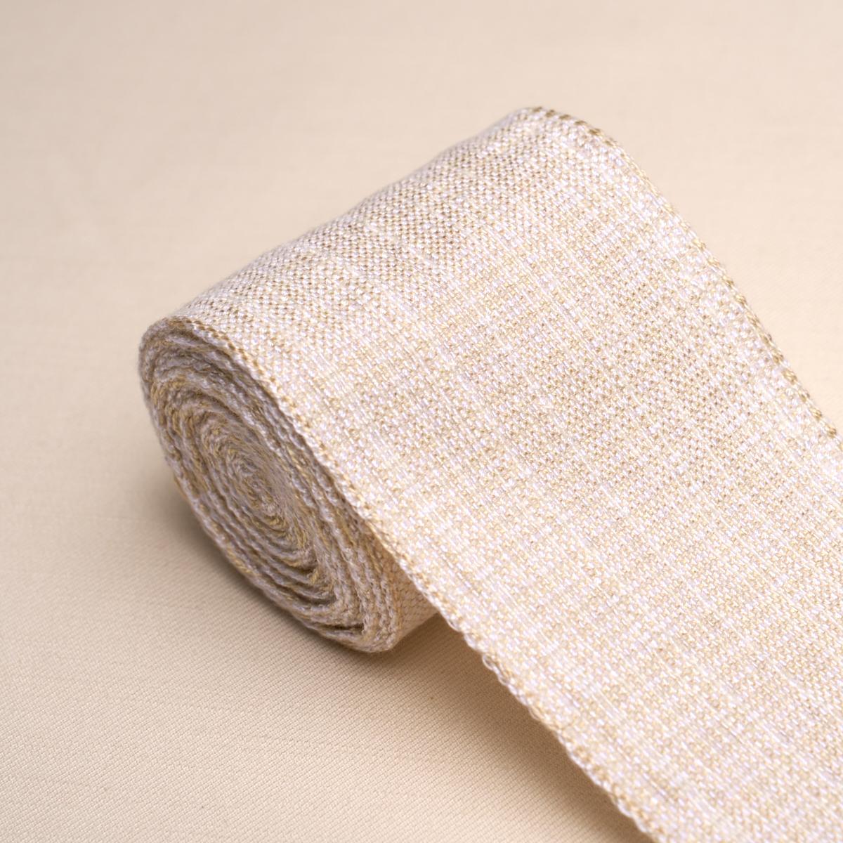 Schumacher Ivory Tweed Tape Wide
