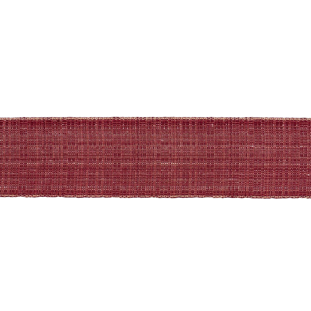 Schumacher Red Tweed Tape Wide