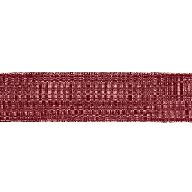 Schumacher Red Tweed Tape Wide