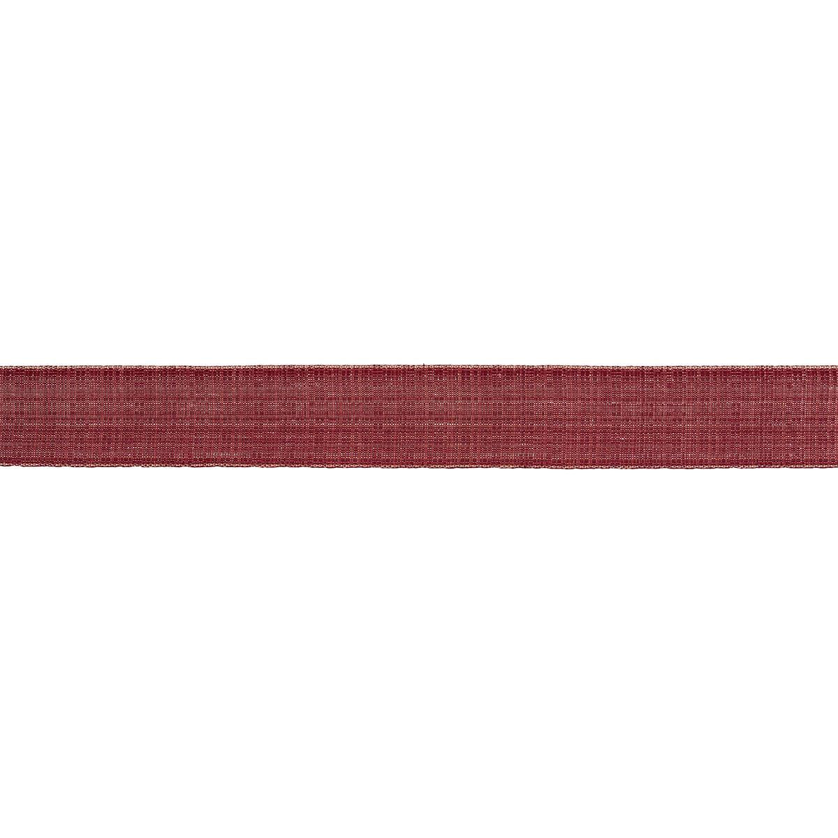 Schumacher Red Tweed Tape Wide