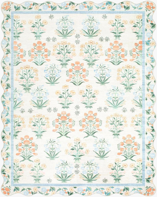 Surya Lavable LVB-2342 5'3" x 7'7" Machine Woven Rug