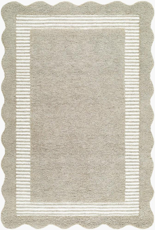 Surya Scalloped SCP-2309 2'6" x 8' Handmade Rug