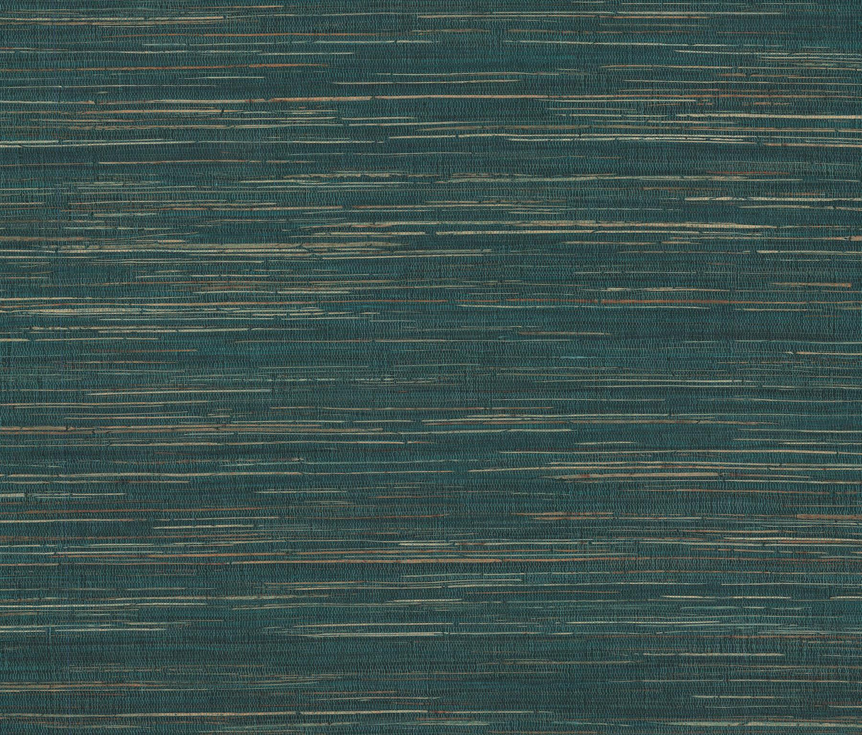 Ronald Redding Designs Multicolored Hemp Teal Wallpaper