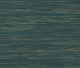 Ronald Redding Designs Multicolored Hemp Teal Wallpaper