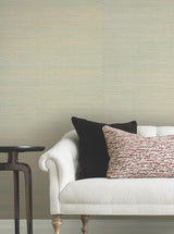 Ronald Redding Designs Maguey Sisal Vanilla Sage Wallpaper