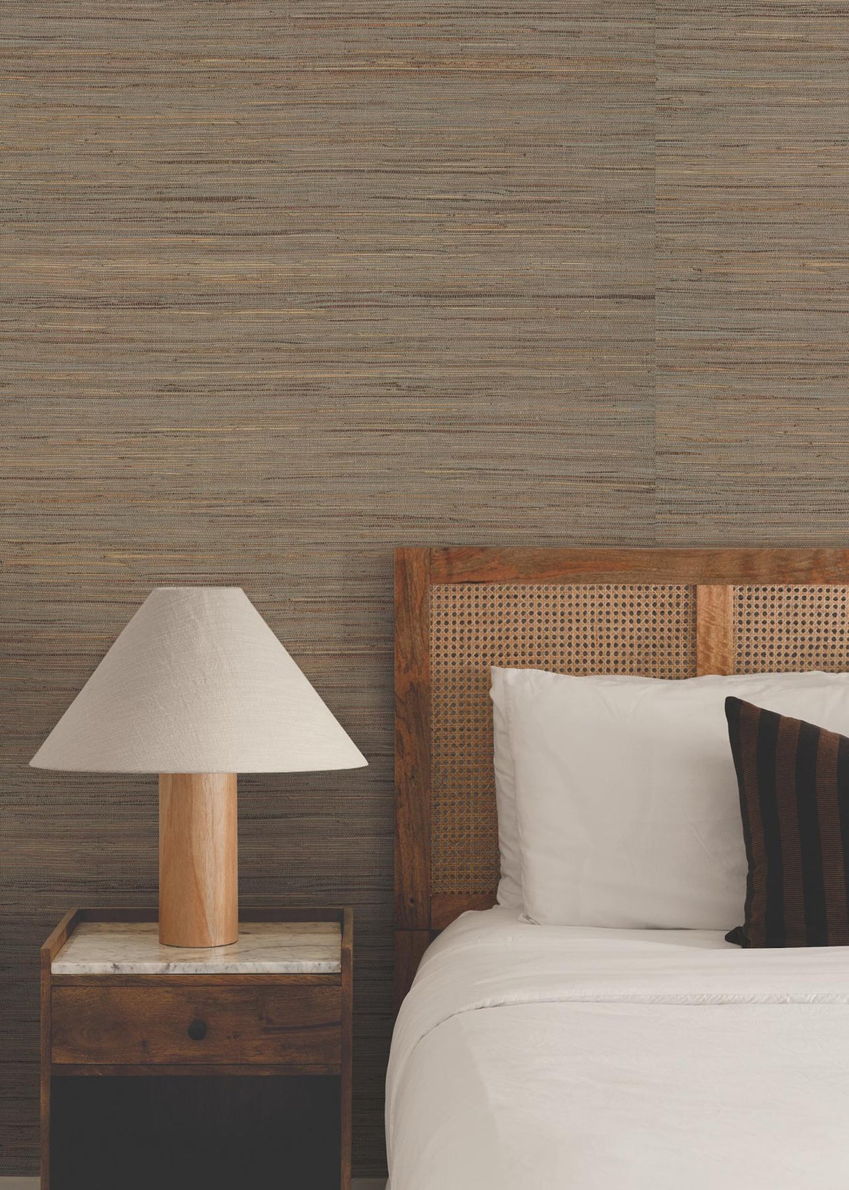Ronald Redding Designs Multicolored Hemp Neutral Wallpaper