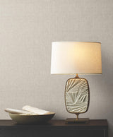 Ronald Redding Designs Sheer Linen Silver Lining Wallpaper