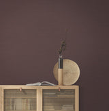 Ronald Redding Designs Painted Hemp Rumba Red Wallpaper