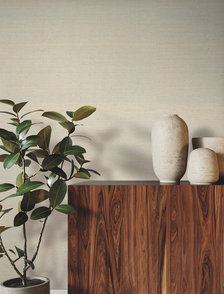 Ronald Redding Designs Glistening Sisal Whitening Wallpaper
