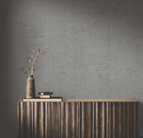 Ronald Redding Designs Caldera Cork Steel Wallpaper